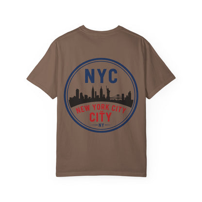 NYC Garment-Dyed T-Shirt - Urban Fashion and Travel Souvenir