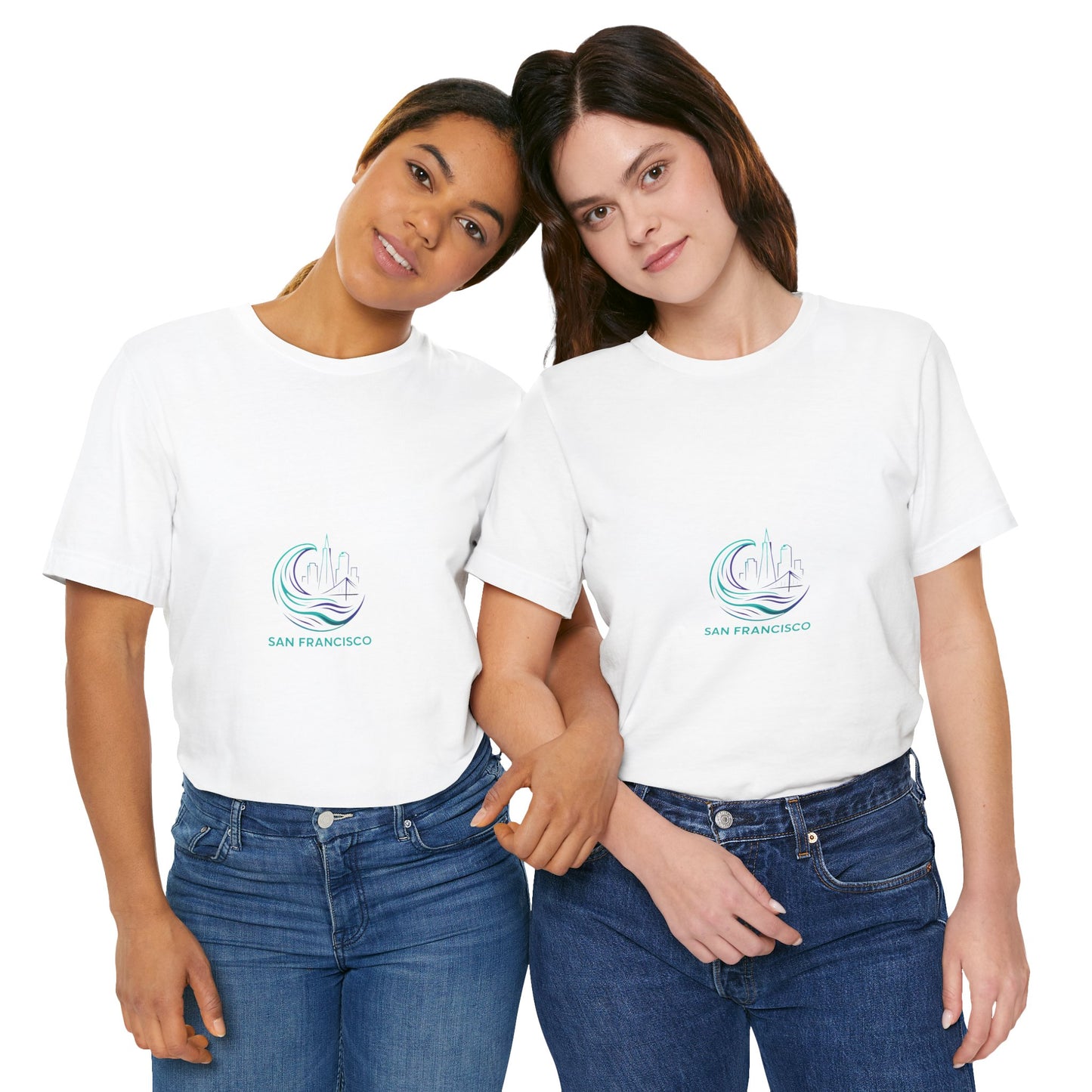 San Francisco Waves Tee Shirt, Casual Beachwear, Travel Souvenir, Unisex Graphic Tee, Summer Gift, Nature-Inspired Apparel