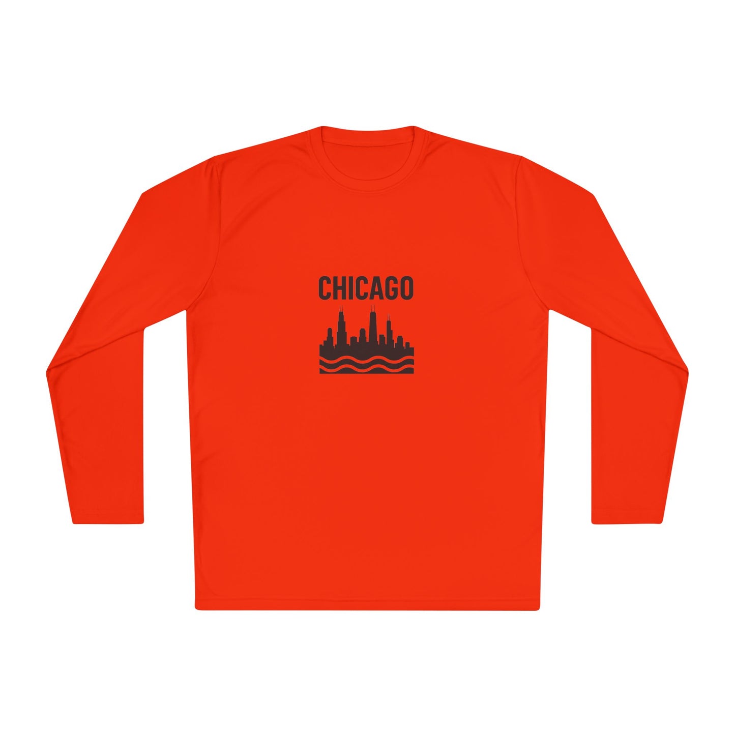 Chicago Skyline Long Sleeve Tee - Urban Style Souvenir Gift