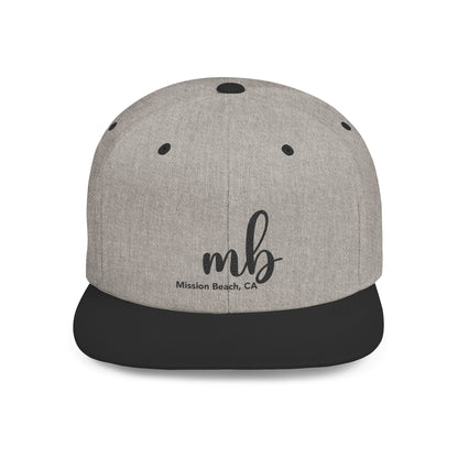 MB san diego ca Stylish Flat Bill Snapback Cap,