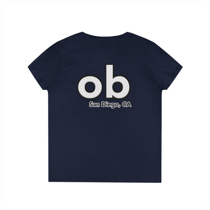OB San Diego California v neck tshirts