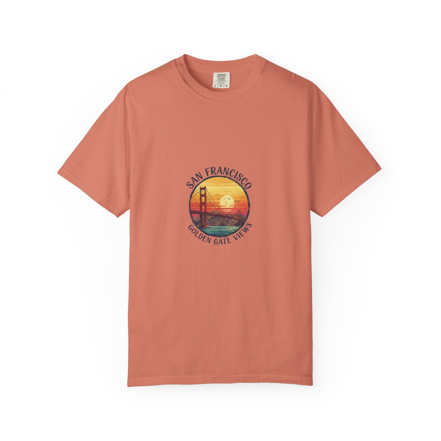 Golden Gate Views Unisex T-Shirt - Casual Summer Tee, San Francisco Souvenir, Travel Gift