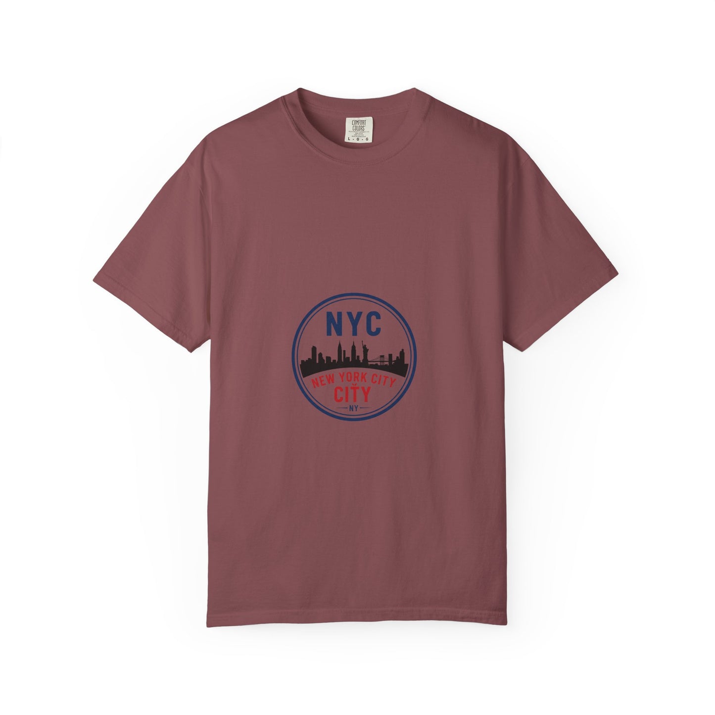 NYC Garment-Dyed T-Shirt - Urban Fashion and Travel Souvenir