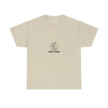 New York City Unisex Heavy Cotton Tee, Retro Graphic Tee, Gift for New Yorkers, Vacation Souvenir, NYC Apparel, Travel T-Shirt