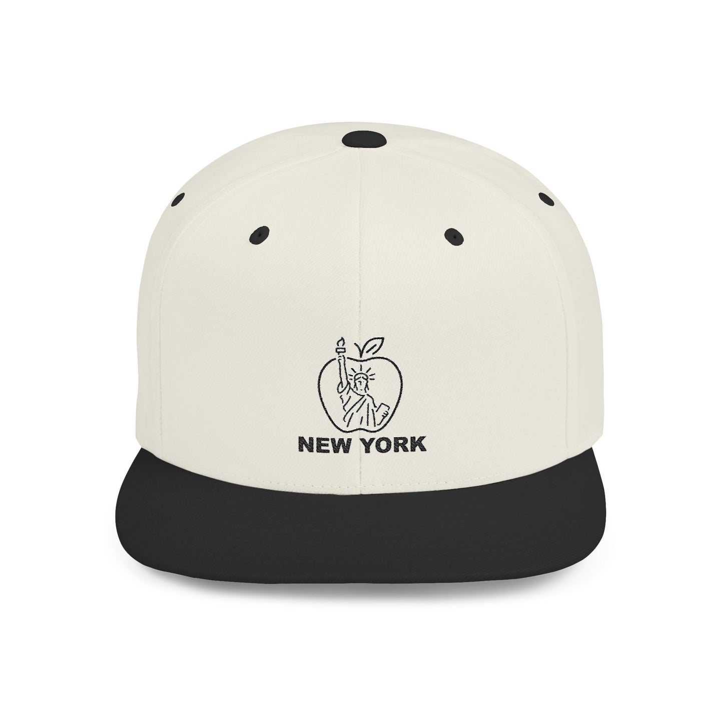 New York Apple Snapback Hat, Trendy Streetwear Cap, Gift for NYC Lovers, Stylish Summer Accessory, Adjustable Baseball Cap