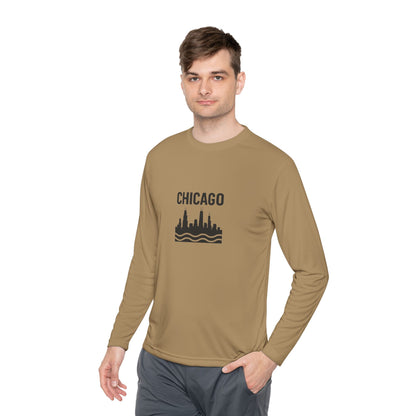 Chicago Skyline Long Sleeve Tee - Urban Style Souvenir Gift