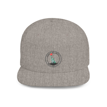 New York Statue of Liberty Apple Snapback Hat, Trendy Streetwear Cap, Gift for NYC Lovers
