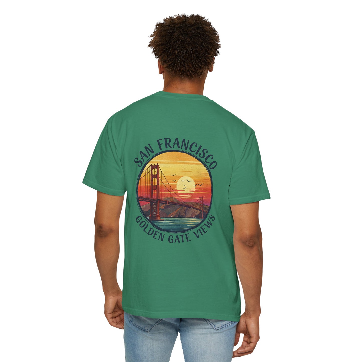 Golden Gate Views Unisex T-Shirt - Casual Summer Tee, San Francisco Souvenir, Travel Gift