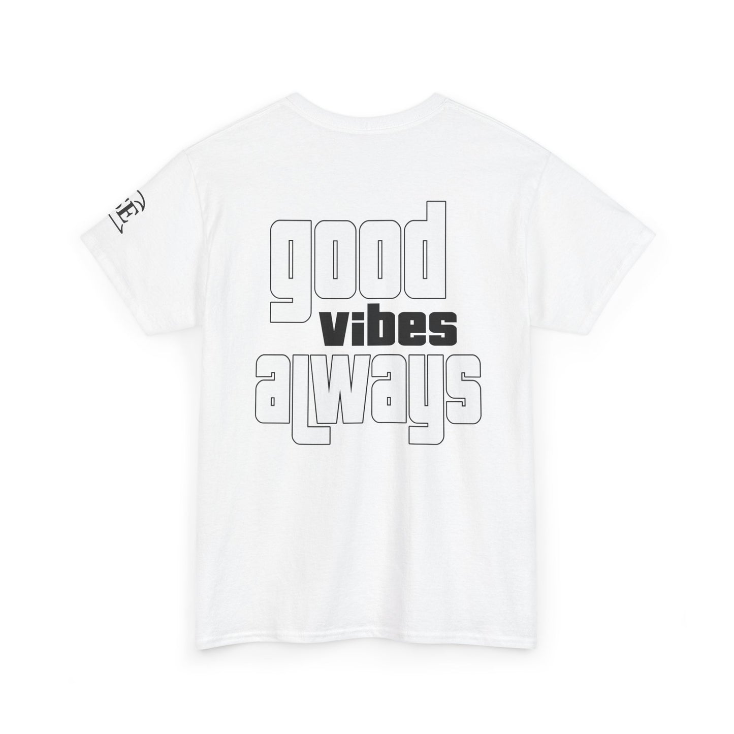 Good Vibes Unisex Heavy Cotton Tee, Casual T-Shirt, Graphic Tee