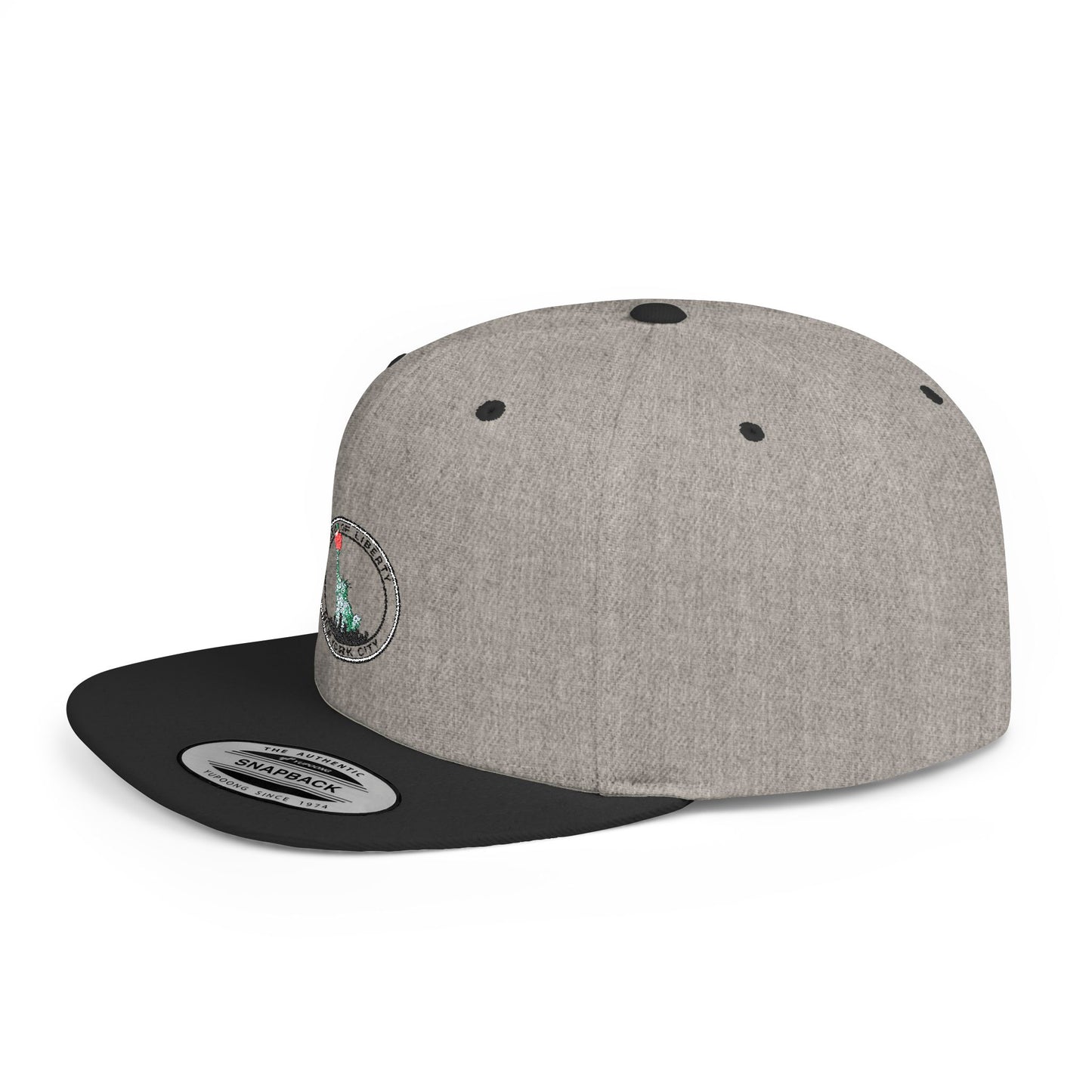 New York Statue of Liberty Apple Snapback Hat, Trendy Streetwear Cap, Gift for NYC Lovers