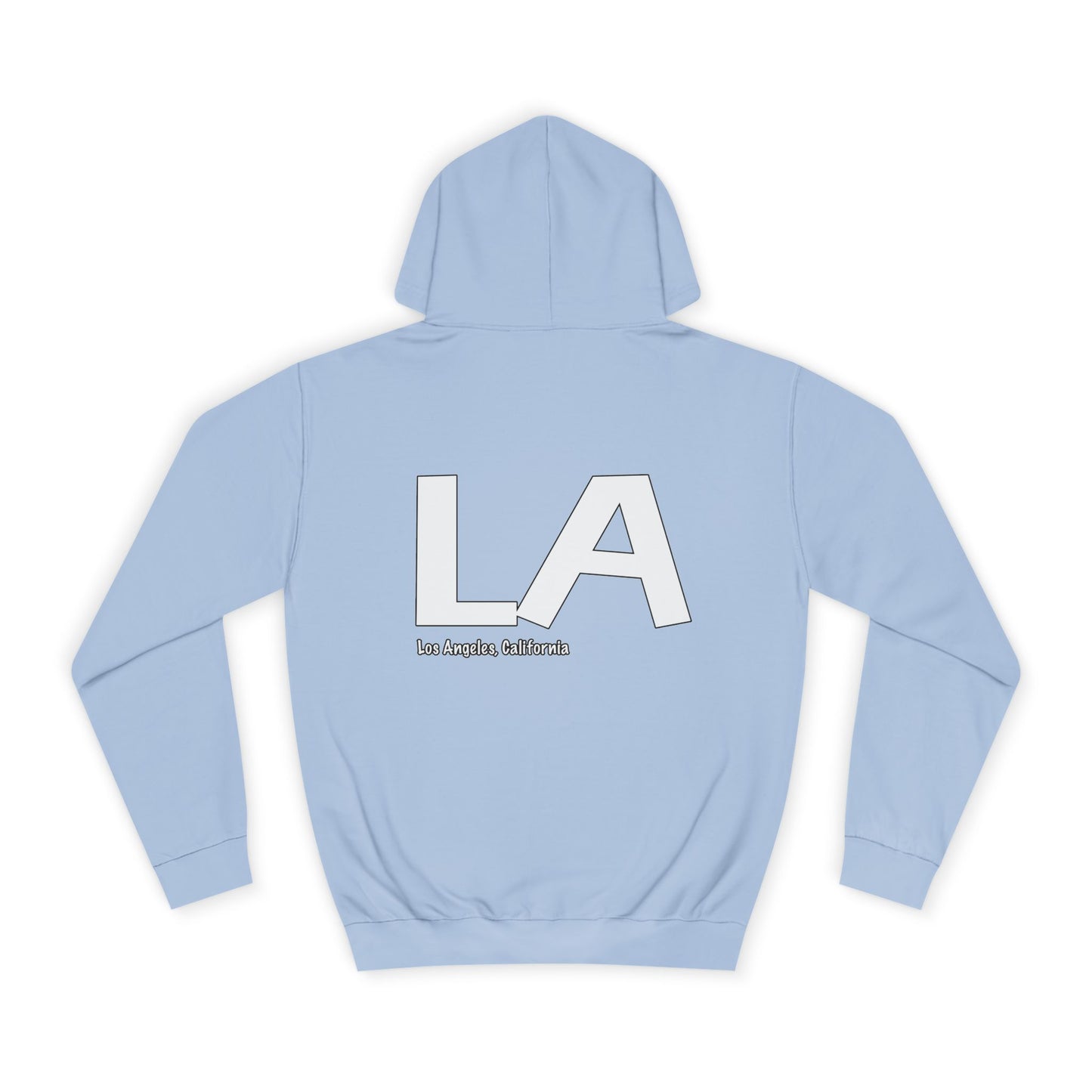 LA , California Unisex College Hoodie, Casual Comfortable Pullover