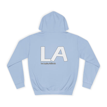 LA , California Unisex College Hoodie, Casual Comfortable Pullover