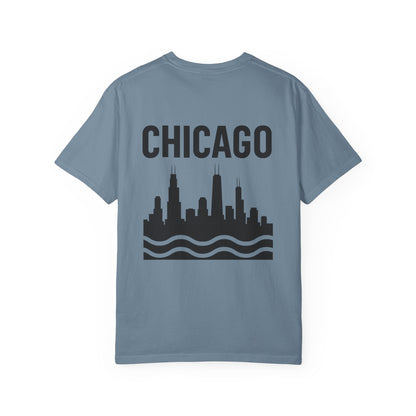 Chicago Skyline Unisex T-Shirt | Casual Citywear, Gift for Chicago Lovers, Travel Souvenir