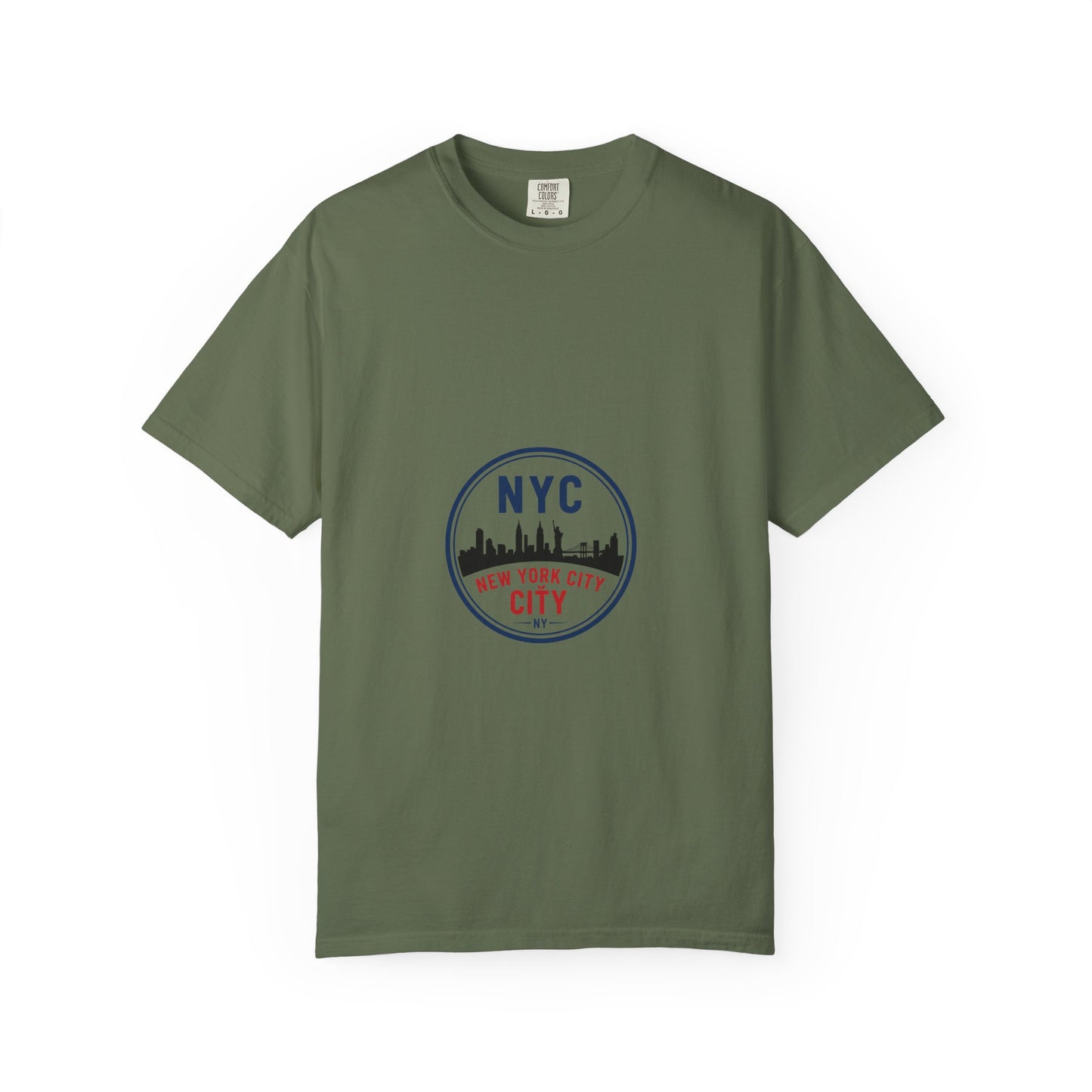NYC Garment-Dyed T-Shirt - Urban Fashion and Travel Souvenir
