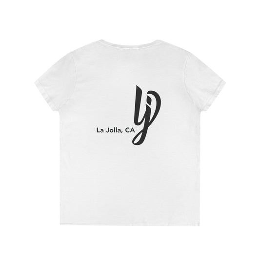 LJ San Diego California v neck tshirts