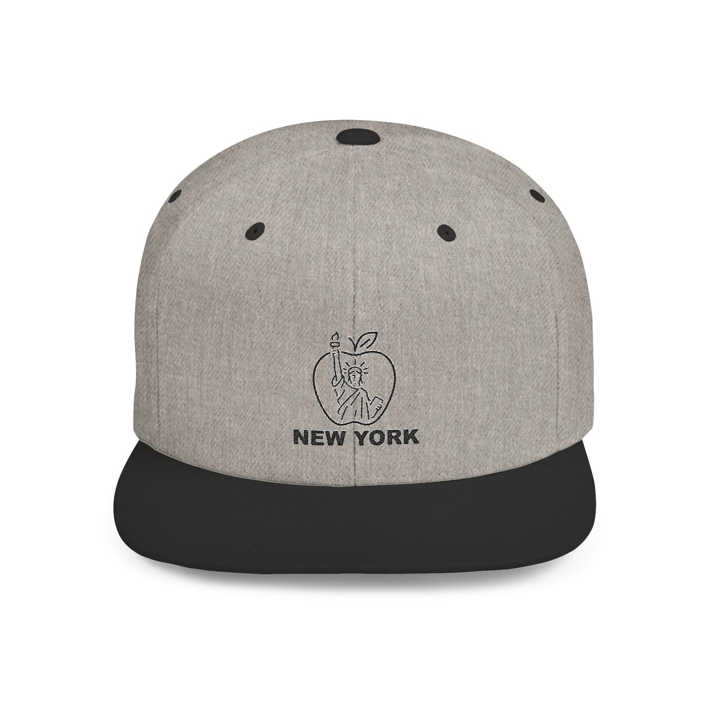 New York Apple Snapback Hat, Trendy Streetwear Cap, Gift for NYC Lovers, Stylish Summer Accessory, Adjustable Baseball Cap