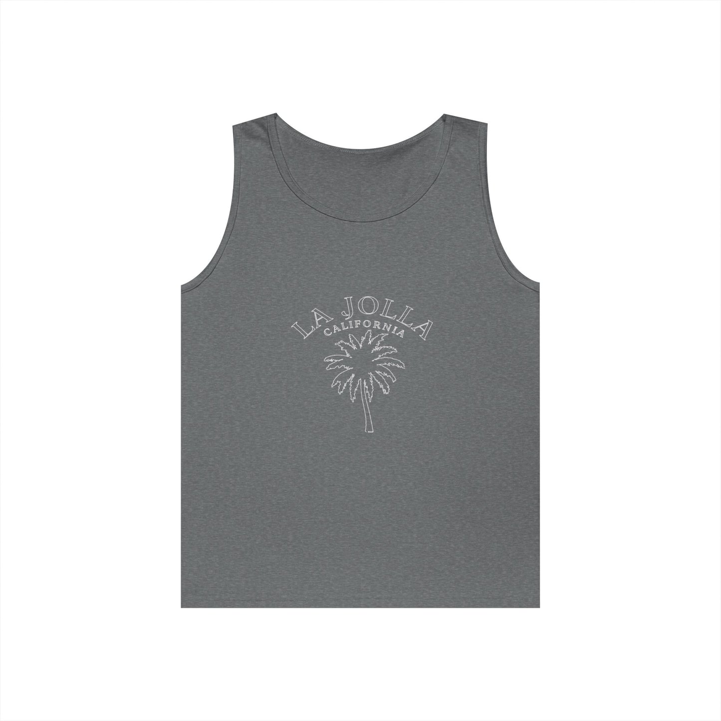 La Jolla California Heavy Cotton Tank Top - Casual Summer Wear