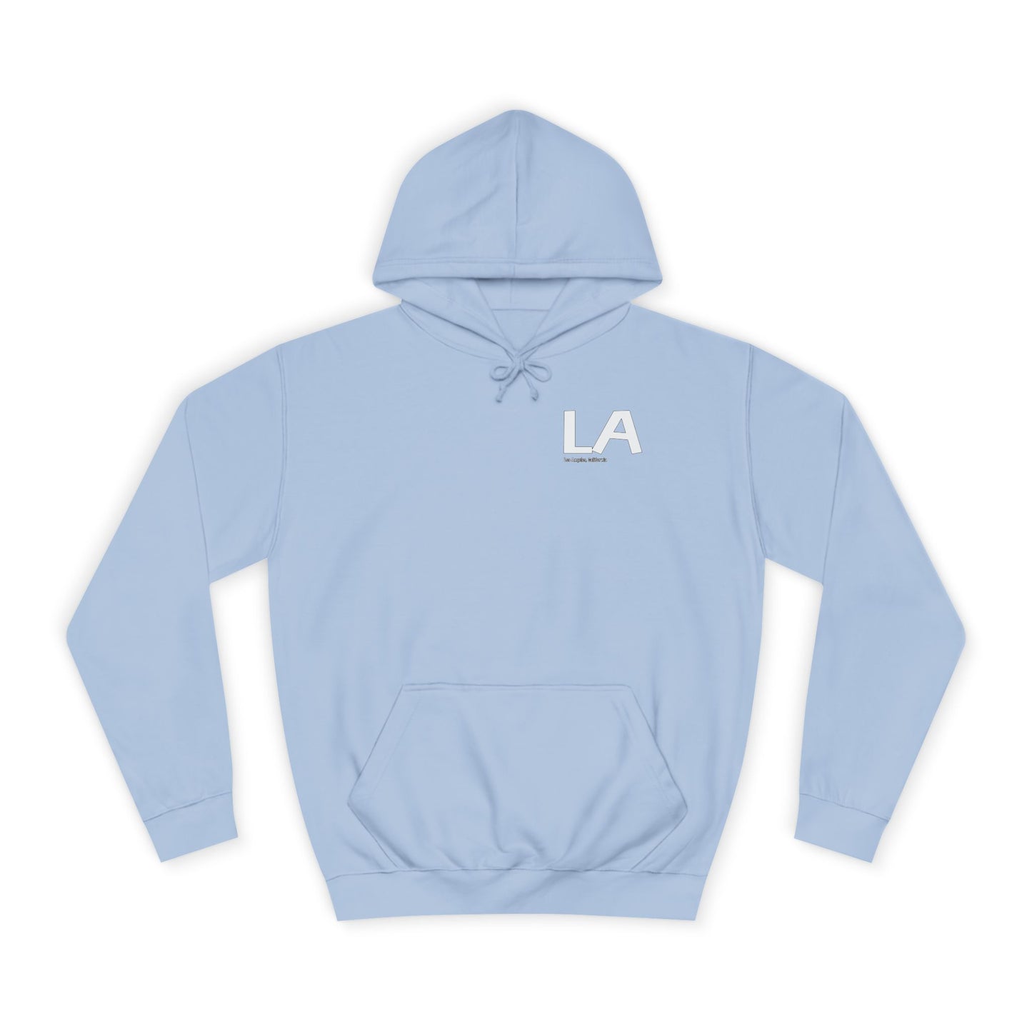 LA , California Unisex College Hoodie, Casual Comfortable Pullover