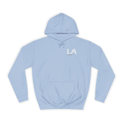 LA , California Unisex College Hoodie, Casual Comfortable Pullover