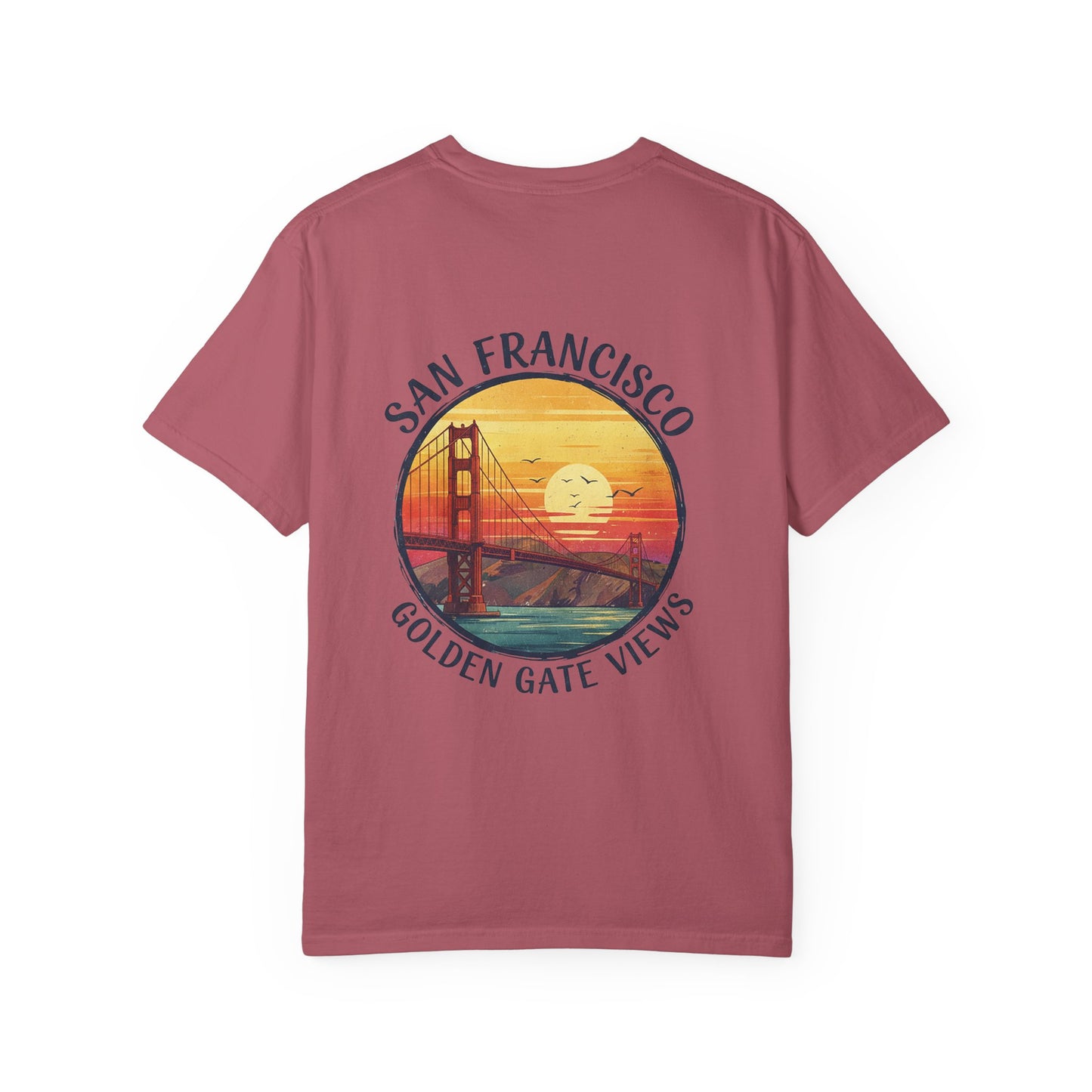 Golden Gate Views Unisex T-Shirt - Casual Summer Tee, San Francisco Souvenir, Travel Gift