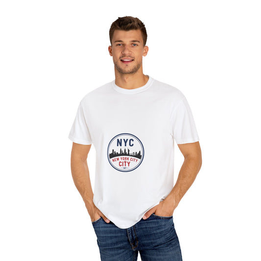 NYC Garment-Dyed T-Shirt - Urban Fashion and Travel Souvenir