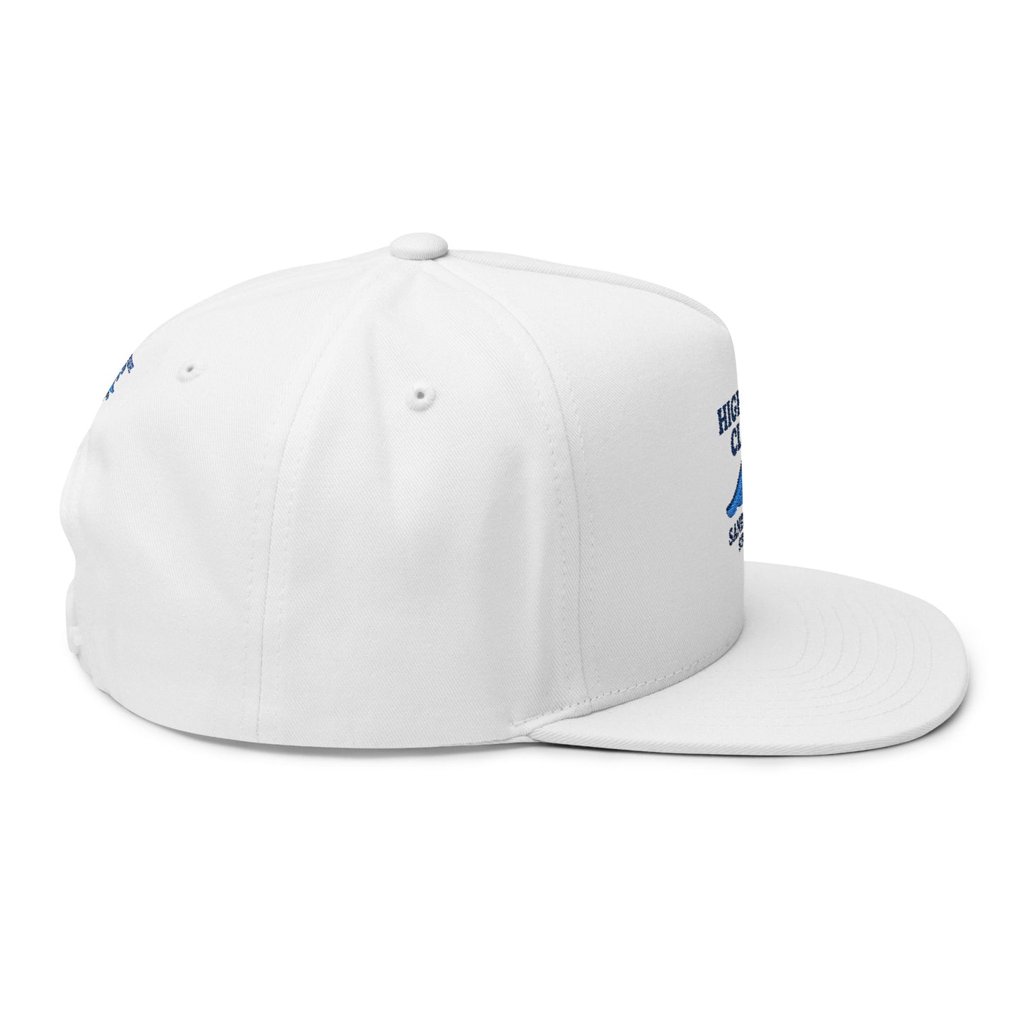 High Tide Club Embroidered Flat Bill Cap