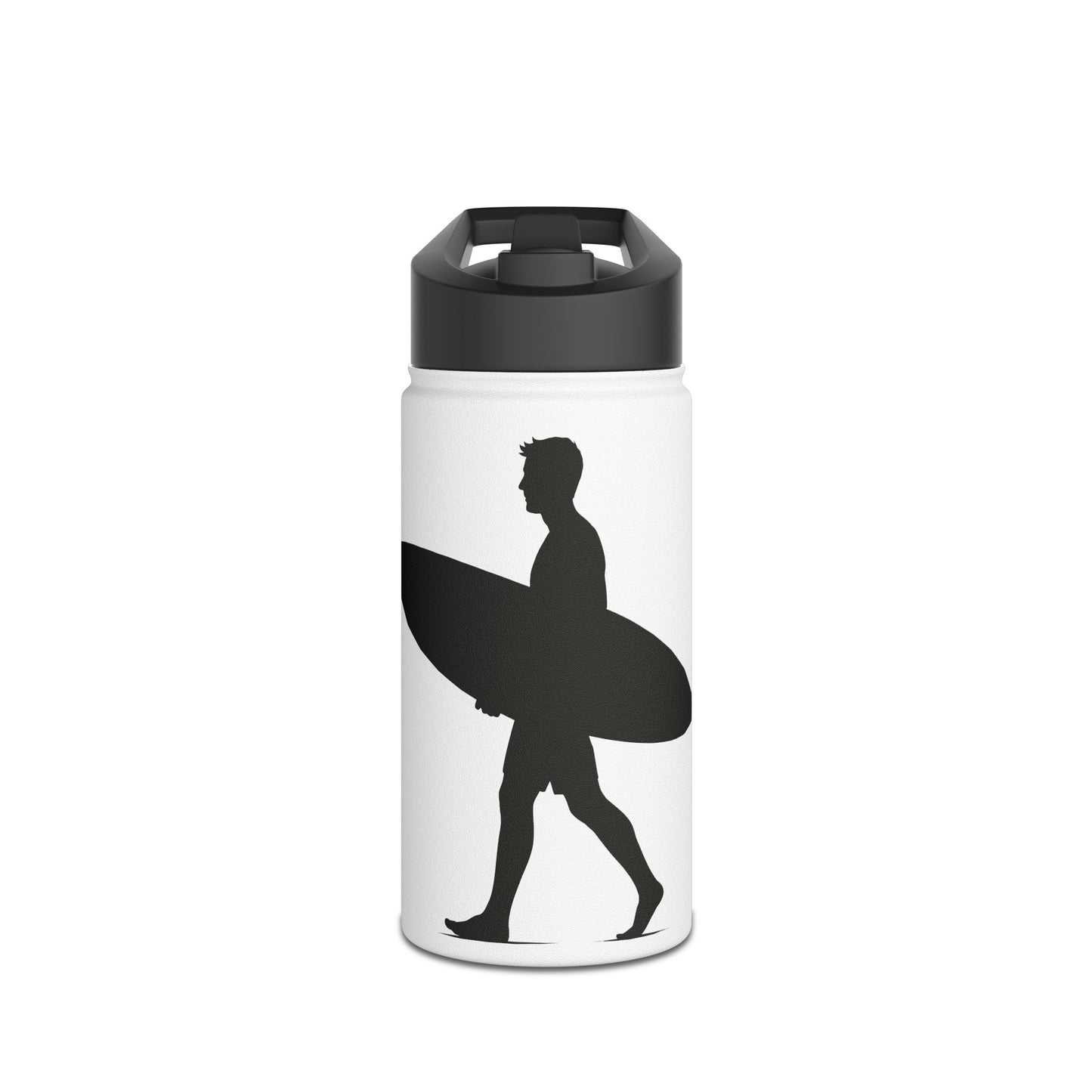 Surfing Stainless Steel Water Bottle, Reusable Travel Mug, Eco-Friendly Hydration