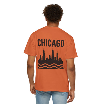 Chicago Skyline Unisex T-Shirt | Casual Citywear, Gift for Chicago Lovers, Travel Souvenir