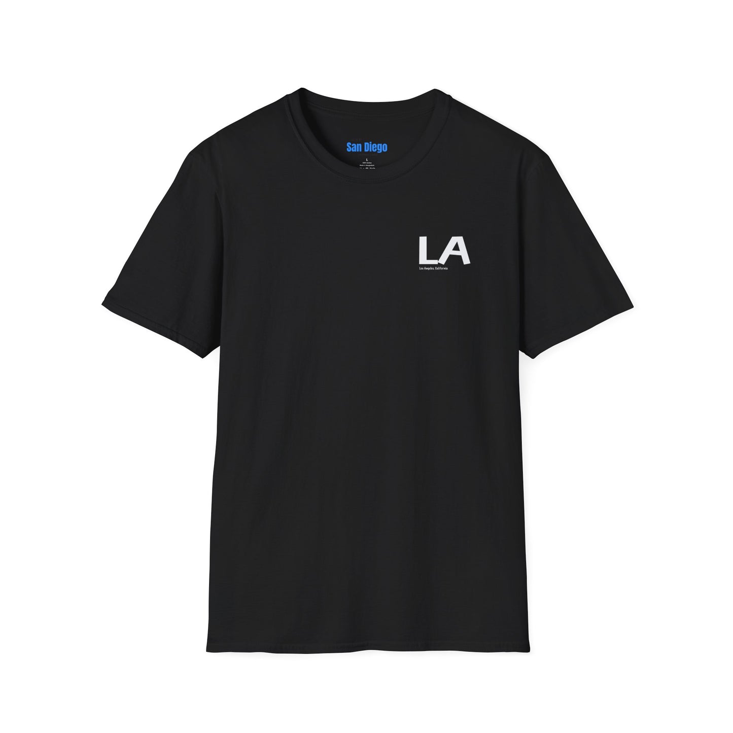 LA California Graphic Softstyle T-Shirt - Casual Streetwear, Urban Apparel