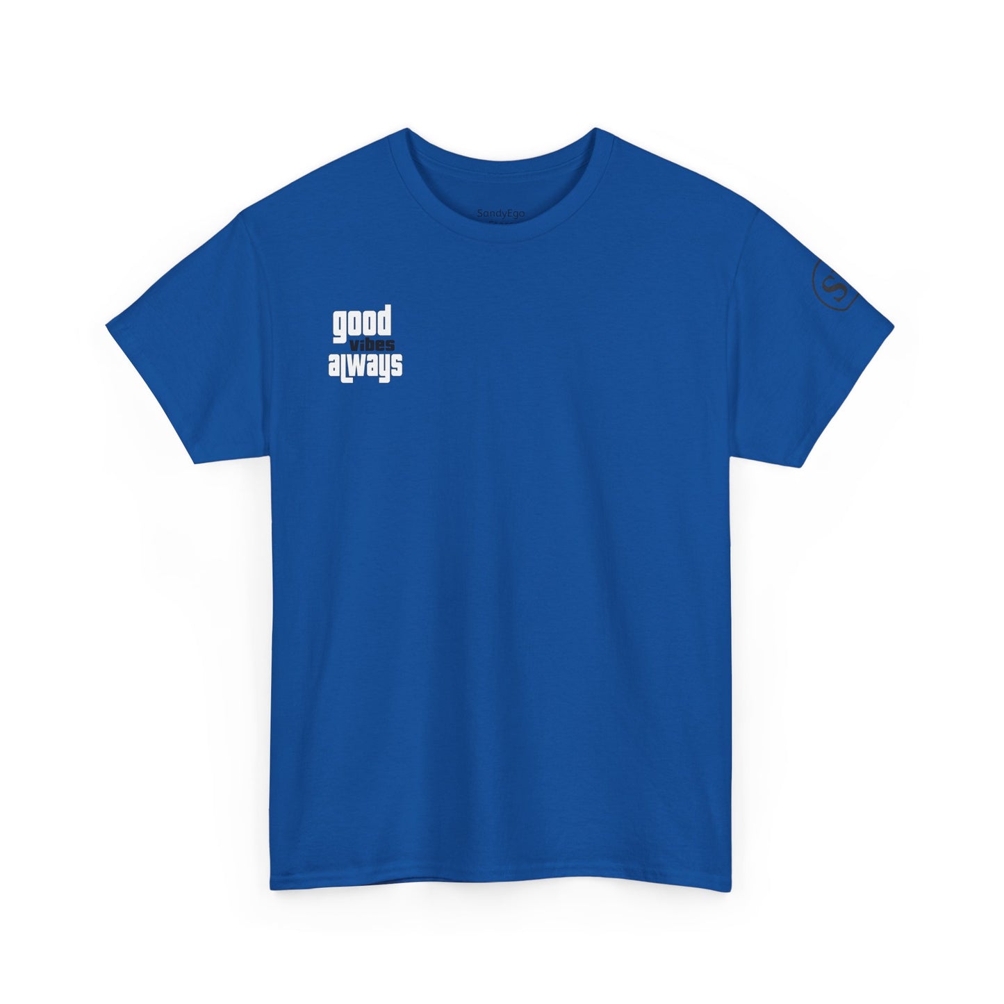 Good Vibes Unisex Heavy Cotton Tee, Casual T-Shirt, Graphic Tee