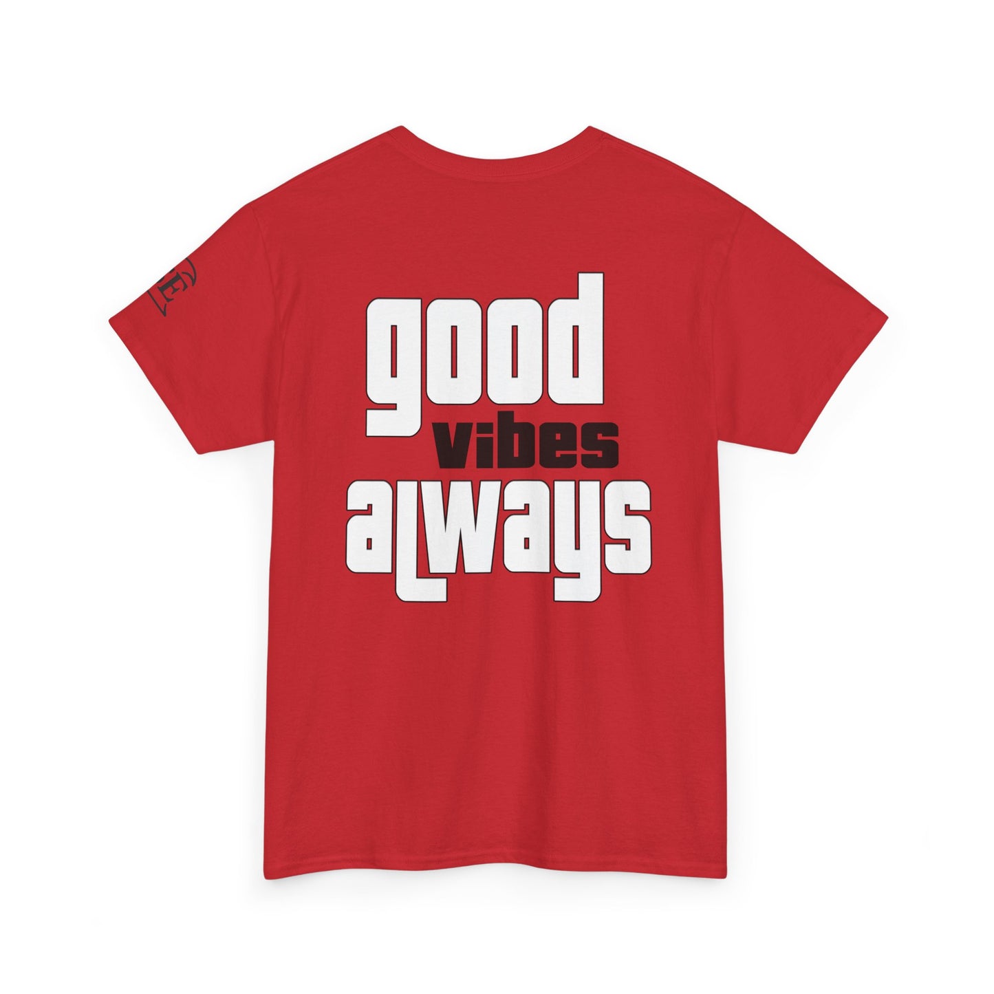 Good Vibes Unisex Heavy Cotton Tee, Casual T-Shirt, Graphic Tee
