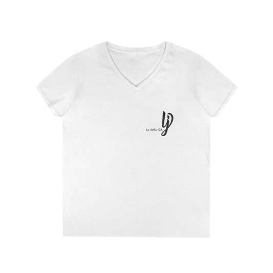 lj San Diego California v neck tshirts