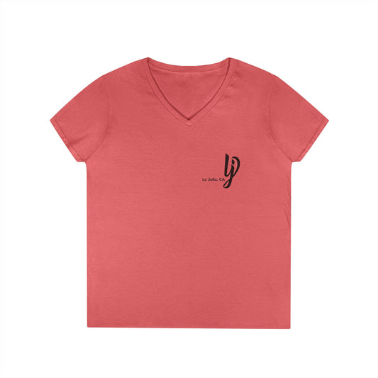 lj San Diego California v neck tshirts