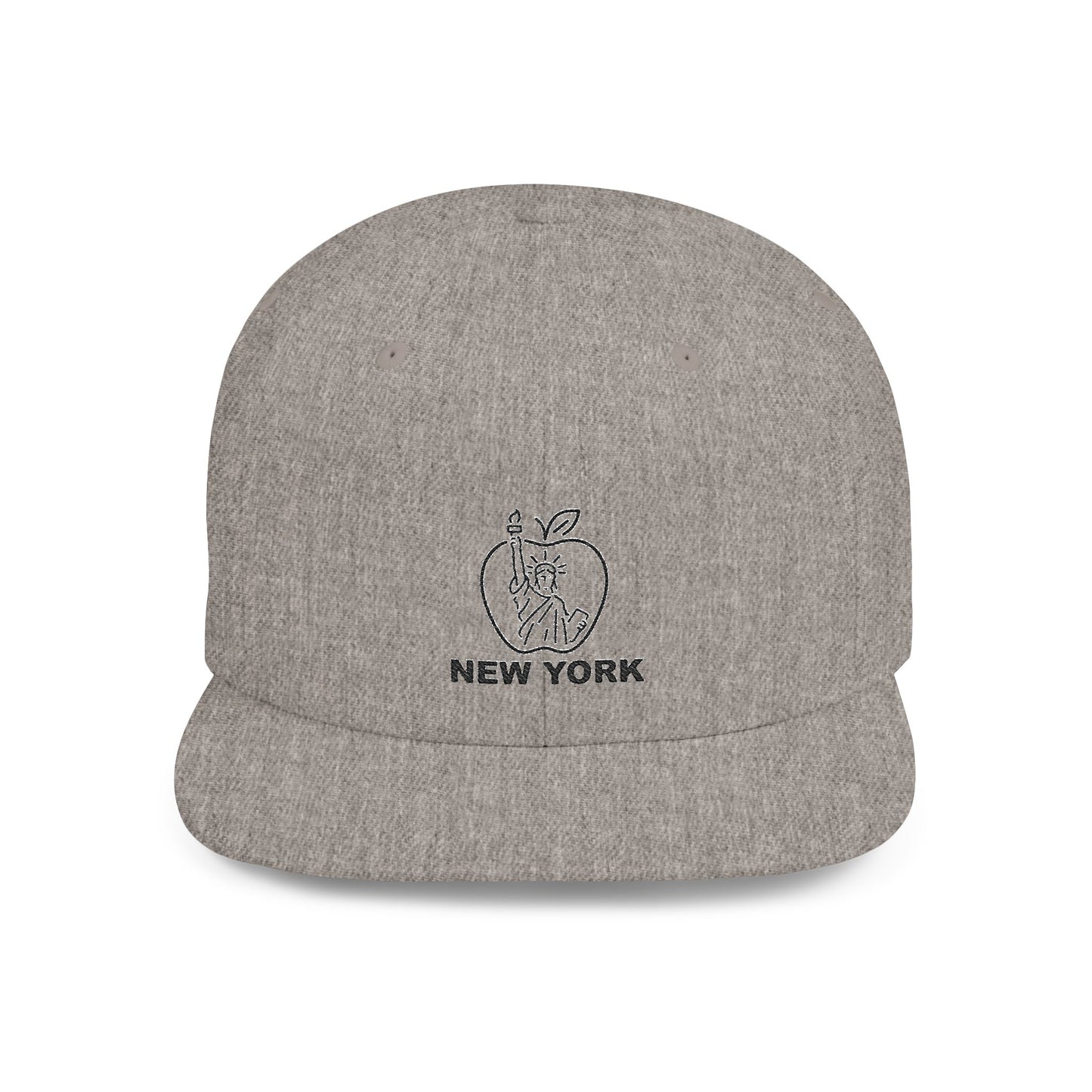 New York Apple Snapback Hat, Trendy Streetwear Cap, Gift for NYC Lovers, Stylish Summer Accessory, Adjustable Baseball Cap