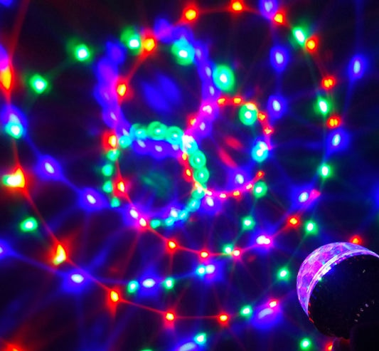 LED Colorful lights rotating magic ball lights