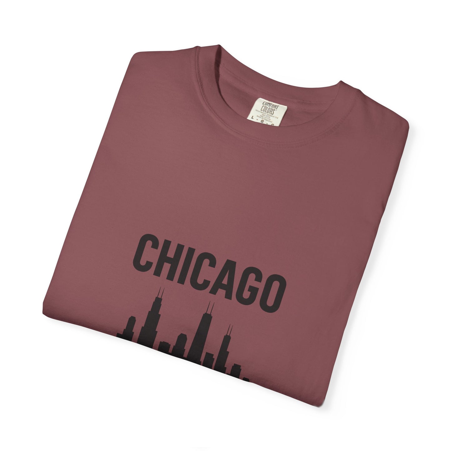 Chicago Skyline Unisex T-Shirt | Casual Citywear, Gift for Chicago Lovers, Travel Souvenir