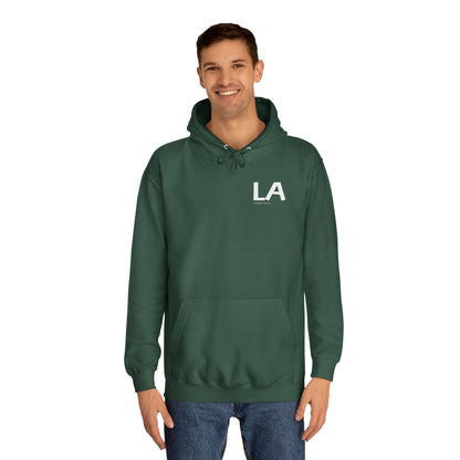 LA , California Unisex College Hoodie, Casual Comfortable Pullover