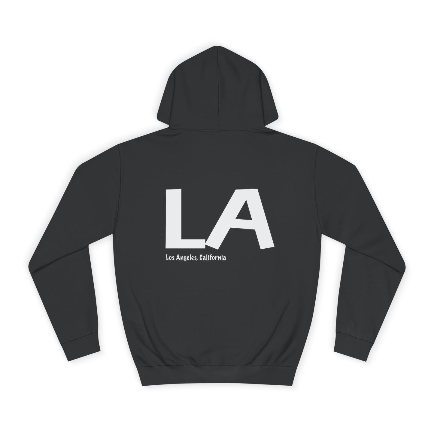 LA , California Unisex College Hoodie, Casual Comfortable Pullover