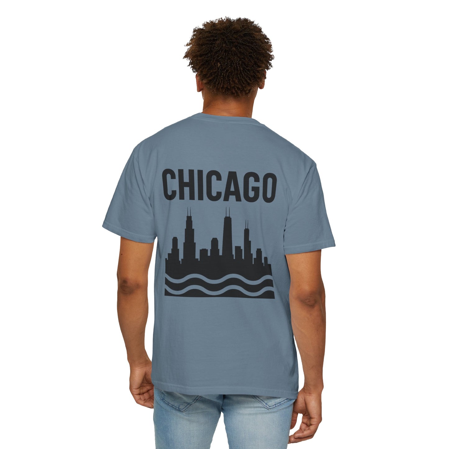 Chicago Skyline Unisex T-Shirt | Casual Citywear, Gift for Chicago Lovers, Travel Souvenir