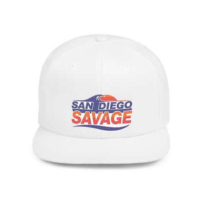 San Diego Savage Flat Bill Snapback Cap,