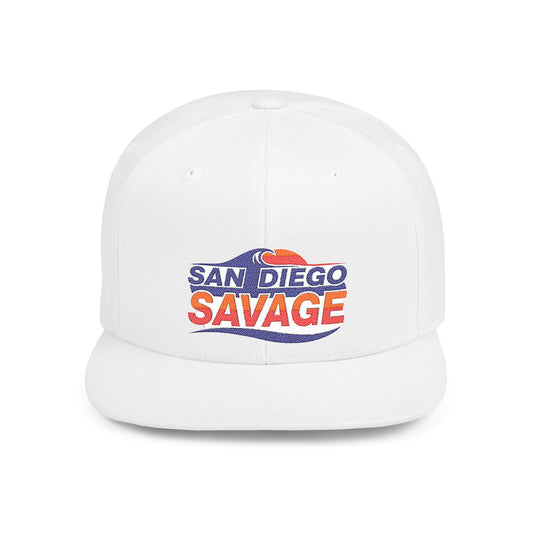 San Diego Savage Flat Bill Snapback Cap,