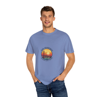 Golden Gate Views Unisex T-Shirt - Casual Summer Tee, San Francisco Souvenir, Travel Gift