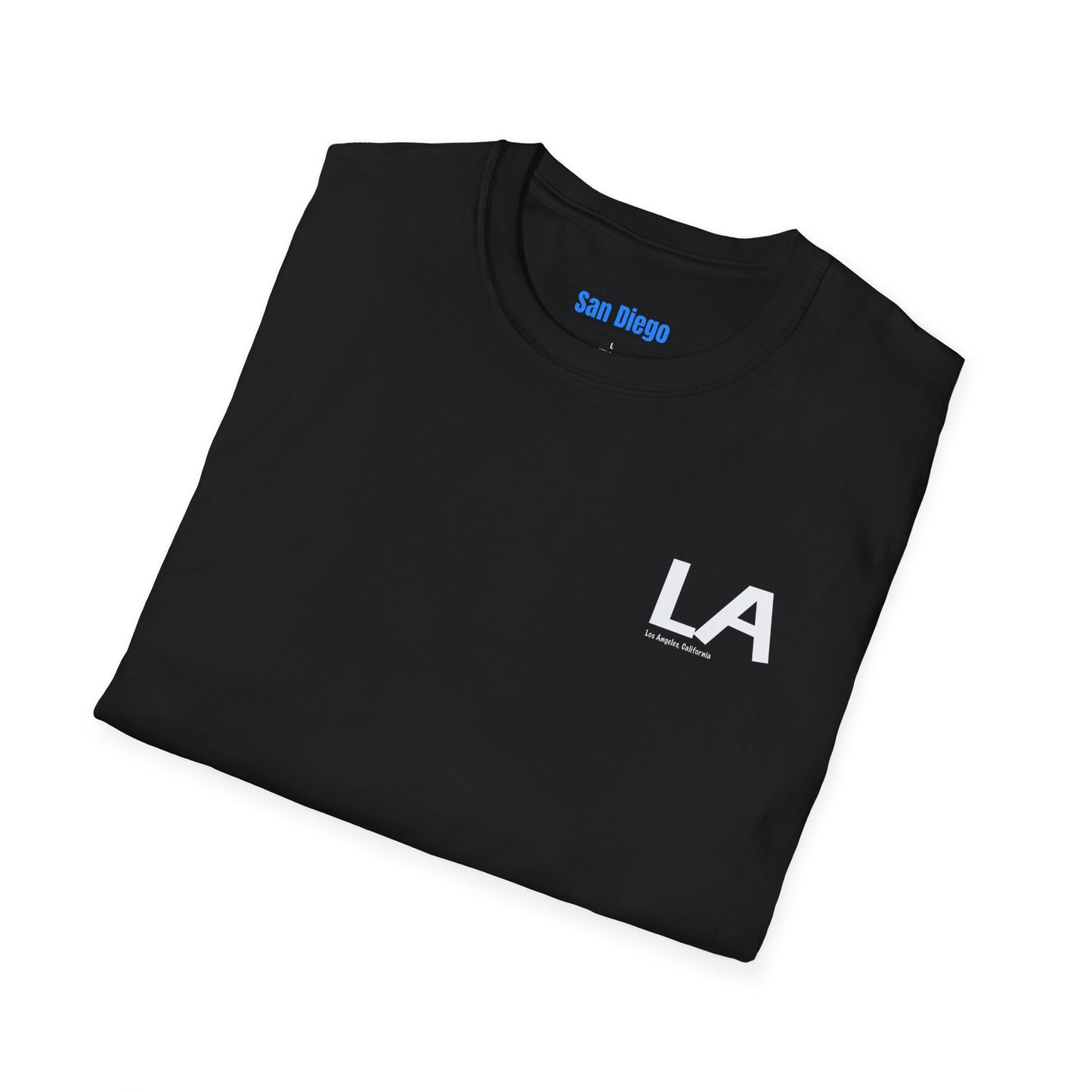 LA California Graphic Softstyle T-Shirt - Casual Streetwear, Urban Apparel