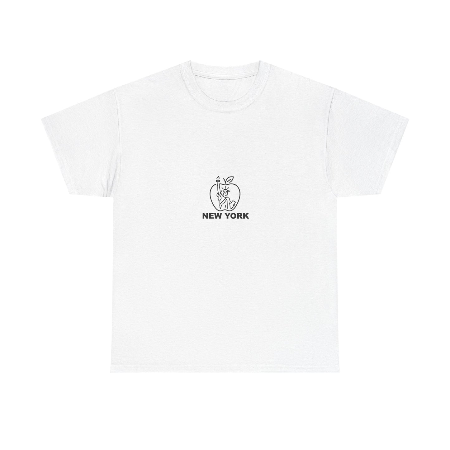 New York City Unisex Heavy Cotton Tee, Retro Graphic Tee, Gift for New Yorkers, Vacation Souvenir, NYC Apparel, Travel T-Shirt