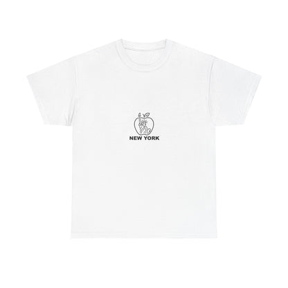 New York City Unisex Heavy Cotton Tee, Retro Graphic Tee, Gift for New Yorkers, Vacation Souvenir, NYC Apparel, Travel T-Shirt