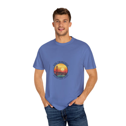 Golden Gate Views Unisex T-Shirt - Casual Summer Tee, San Francisco Souvenir, Travel Gift