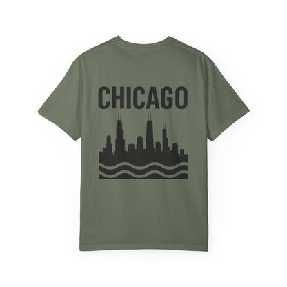 Chicago Skyline Unisex T-Shirt | Casual Citywear, Gift for Chicago Lovers, Travel Souvenir