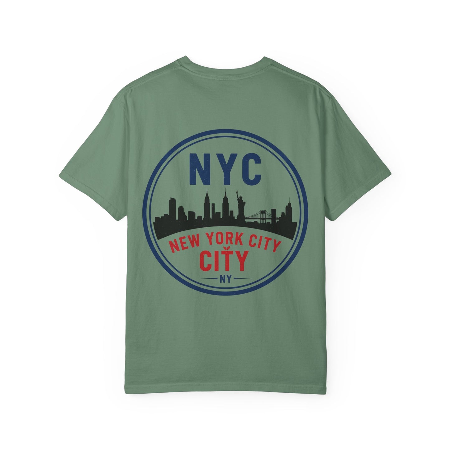 NYC Garment-Dyed T-Shirt - Urban Fashion and Travel Souvenir