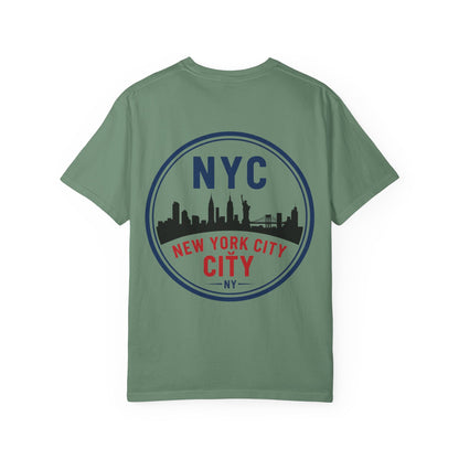 NYC Garment-Dyed T-Shirt - Urban Fashion and Travel Souvenir