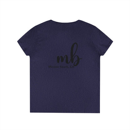 MB San Diego California v neck tshirts